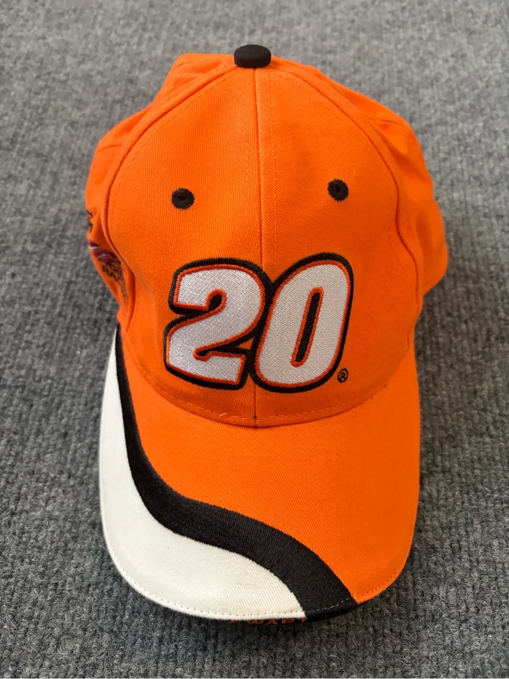 Tony Stewart #20 NASCAR Hat Winners Circle Joe Gibbs Racing Orange Adjustable